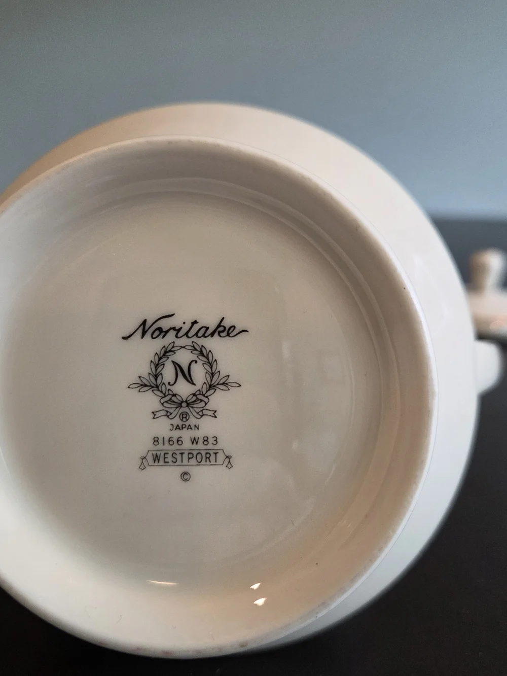 Noritake Westport Creamer & Sugar Bowl Set Pattern 8166 W83  Fine China Japan